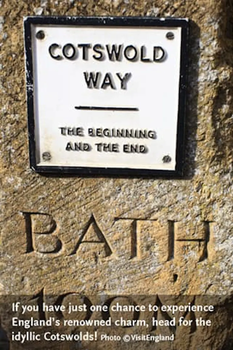 The Cotswolds Way is a charm in England
