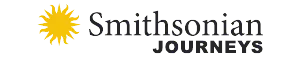 Smithsonian Journeys logo on an adventurous green background.