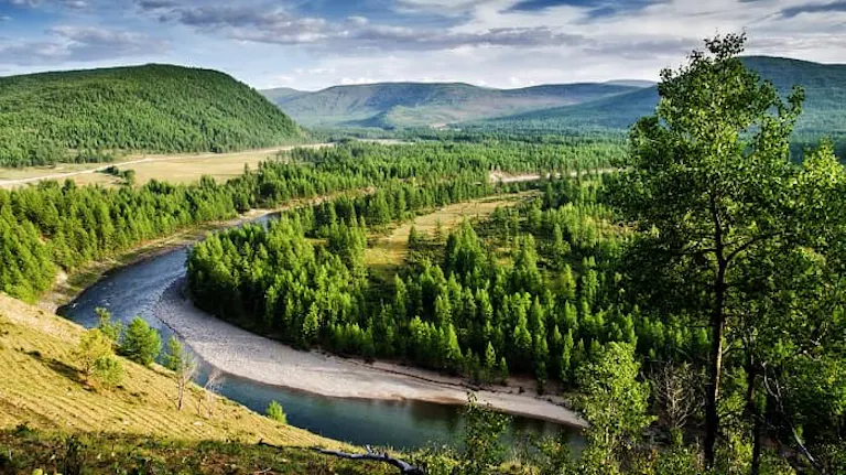 river rafting trip adventure to Sayan Oka River in Russia | multi-day river rafting trip