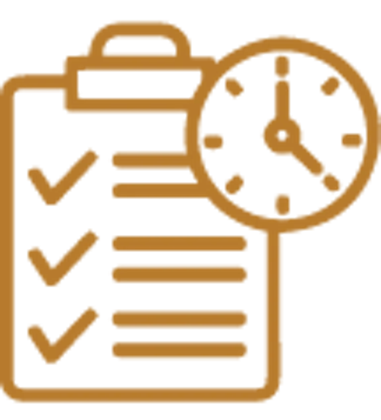 Calendar and clock icon