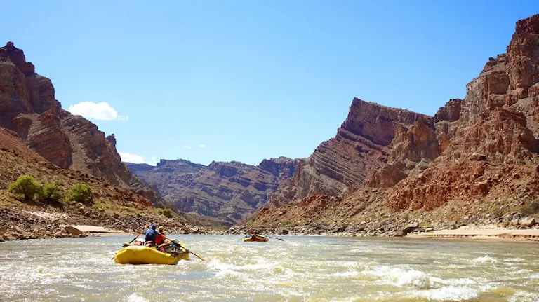 whitewater rafting on the rapids of the Middle Fork of the Salmon River in Idaho