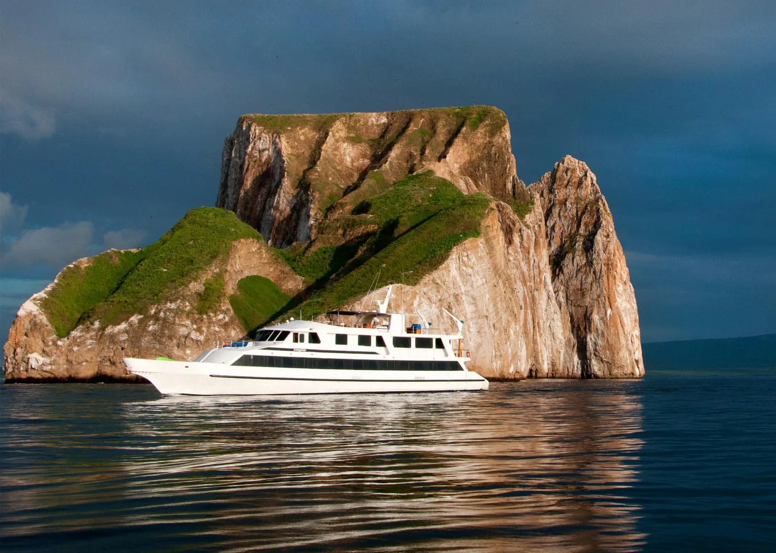 Integrity Adventure Tours offers an exhilarating boat excursion near a captivating rock formation.