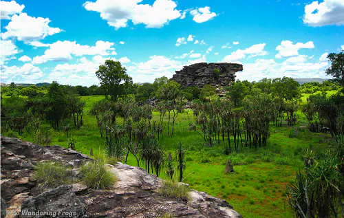 A rock formation in Kakadu National Park.