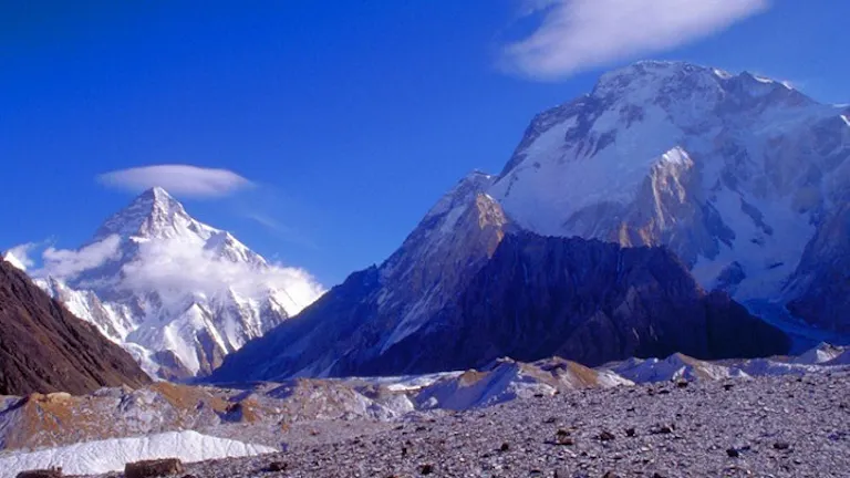 The best hikes in a mountain range with snowy peaks in the background.
