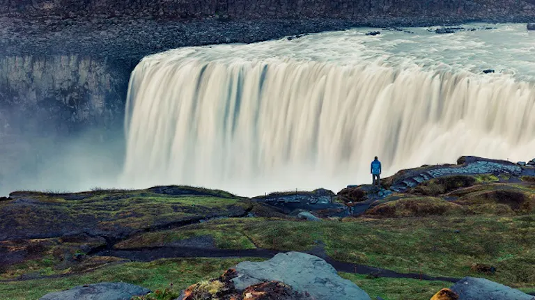 awesome sights at a waterfall