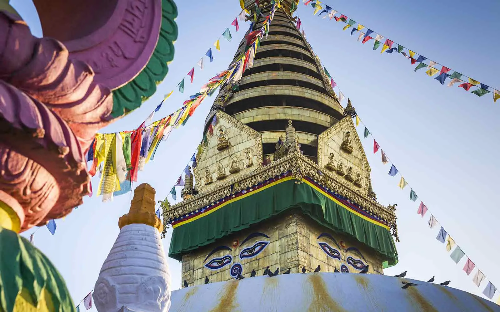 Buddhist temple in kathmandu, nepal.
