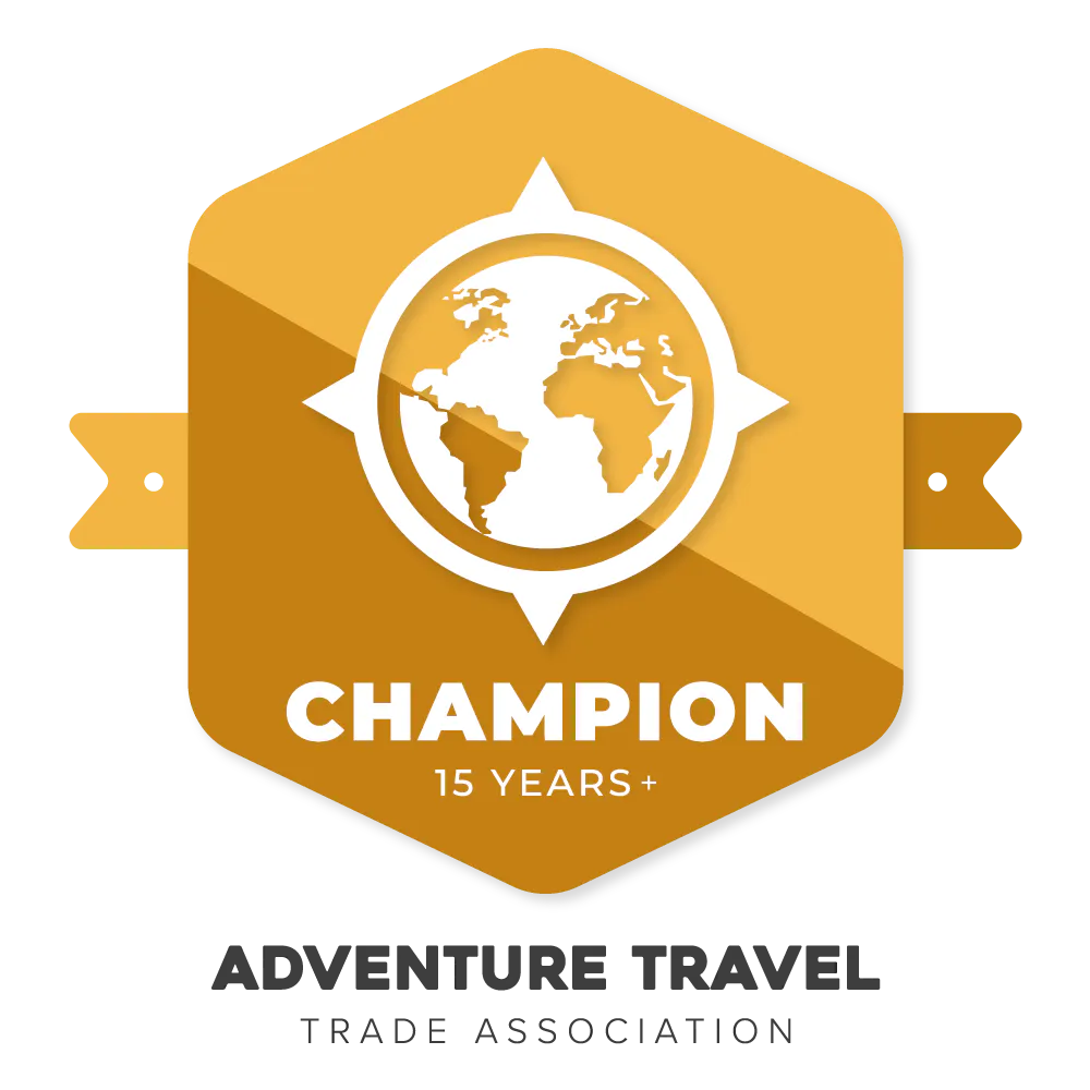 Adventure travel trade association logo.