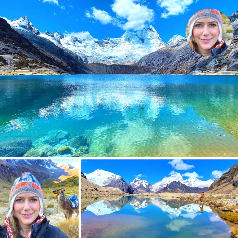 Courtney at Peru Cordillera Blanca