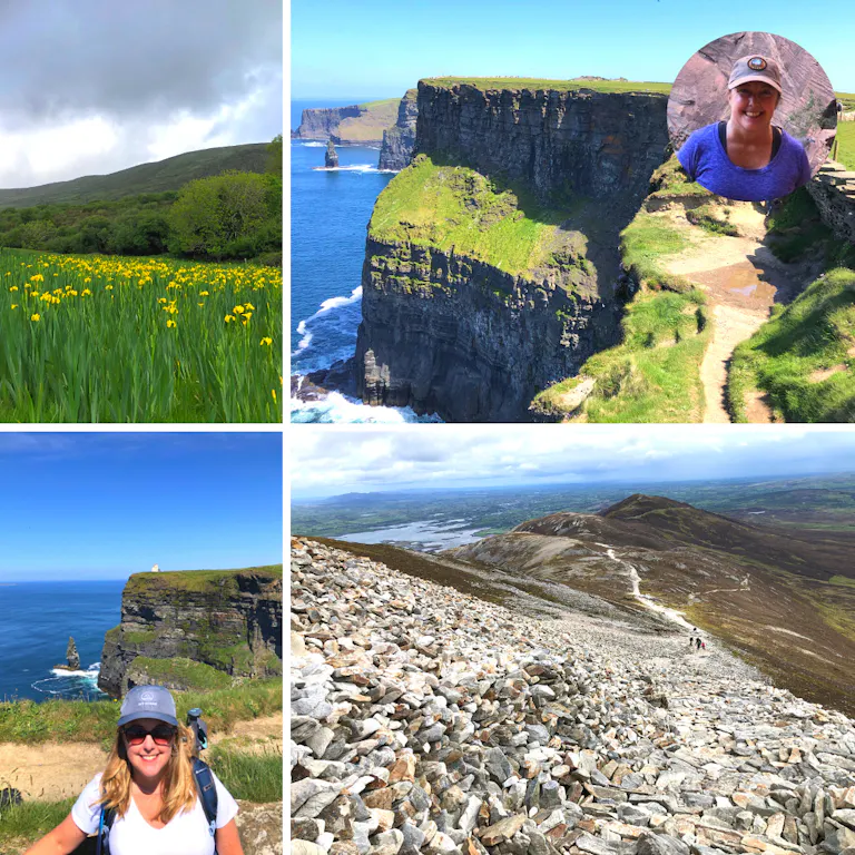 Amy at Ireland North to South hiking tour
