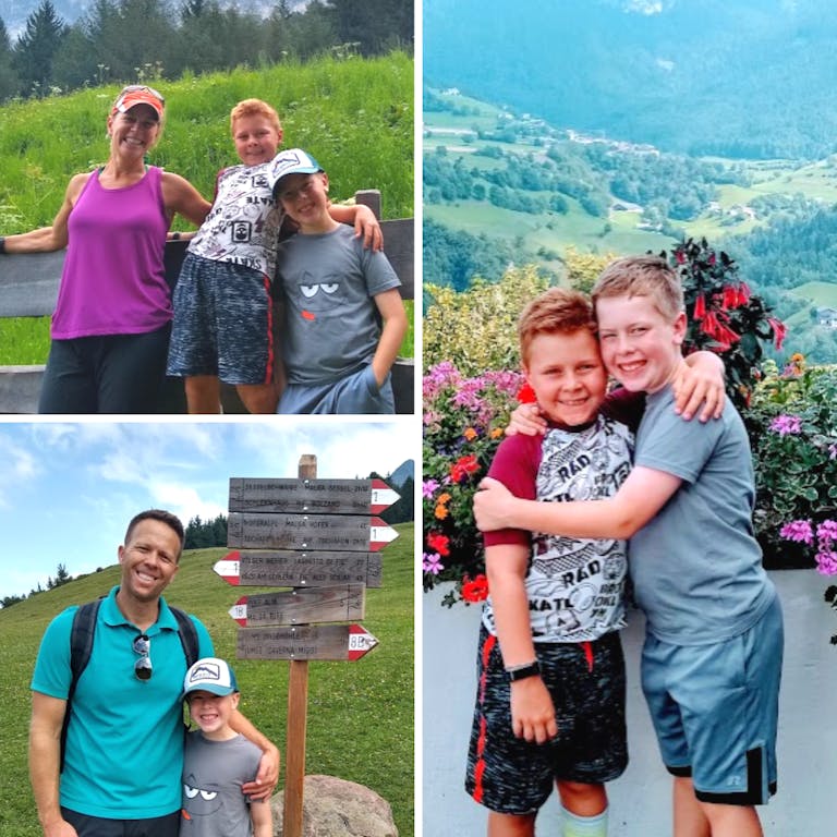 family adventure in Europe to visit the Alps 