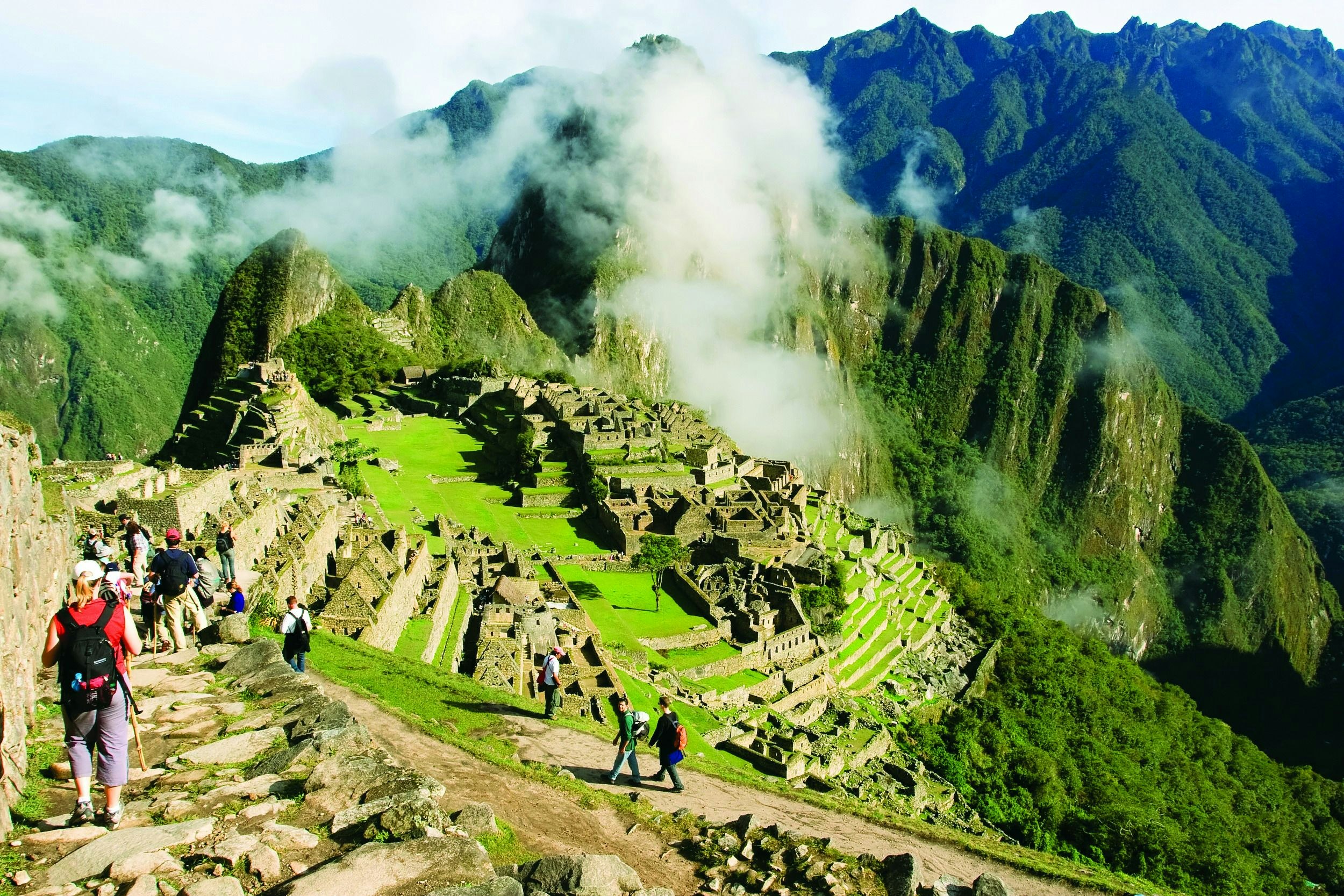 hiking in Machu Picchu