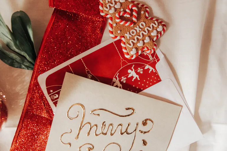 making and sending christmas cards