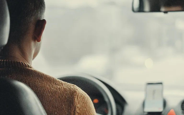 the Uber driver