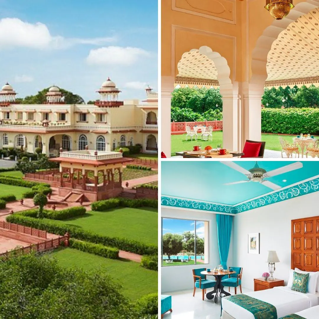 Jai Mahal Palace in the 15 day India Royal Rajasthan and Pushkar Camel Fair Tour with MT Sobek