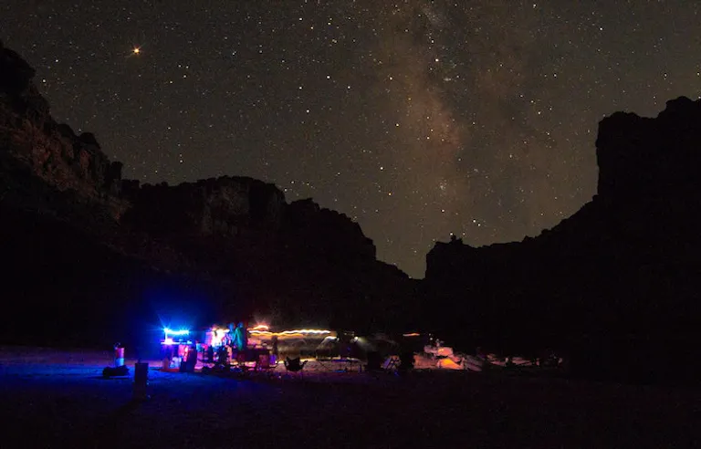 starry skies in Canyonland