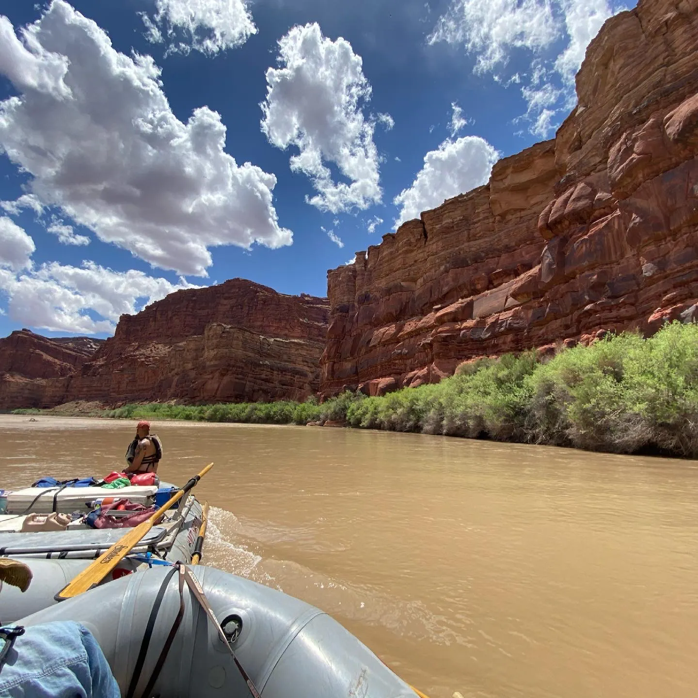 whitewater rafting on the trip