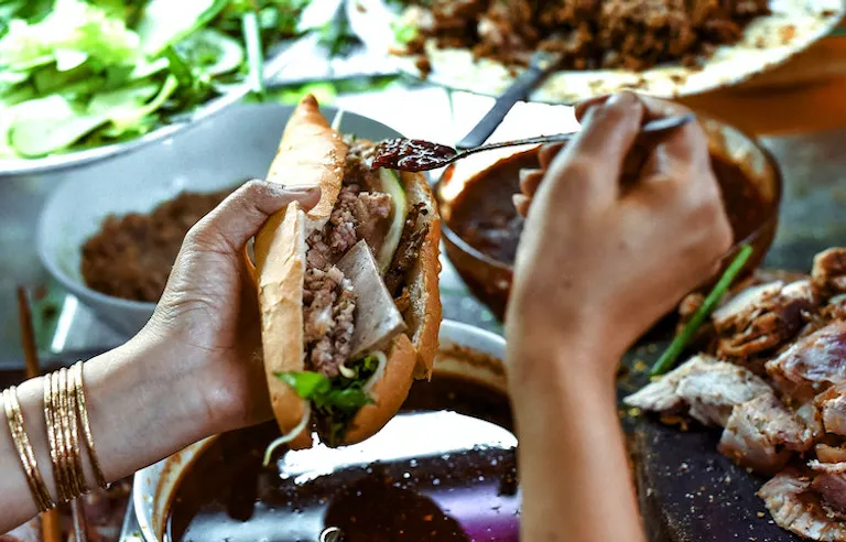 Delicious Asian street food