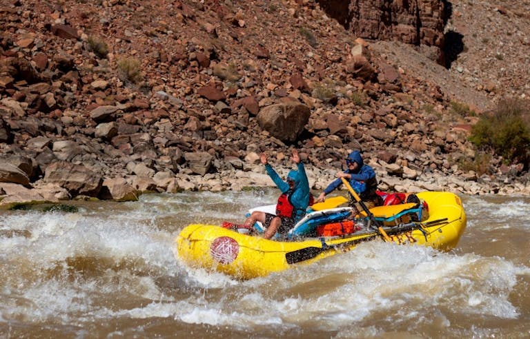 rafting with friends and loved ones on the river of Cataract Canyon