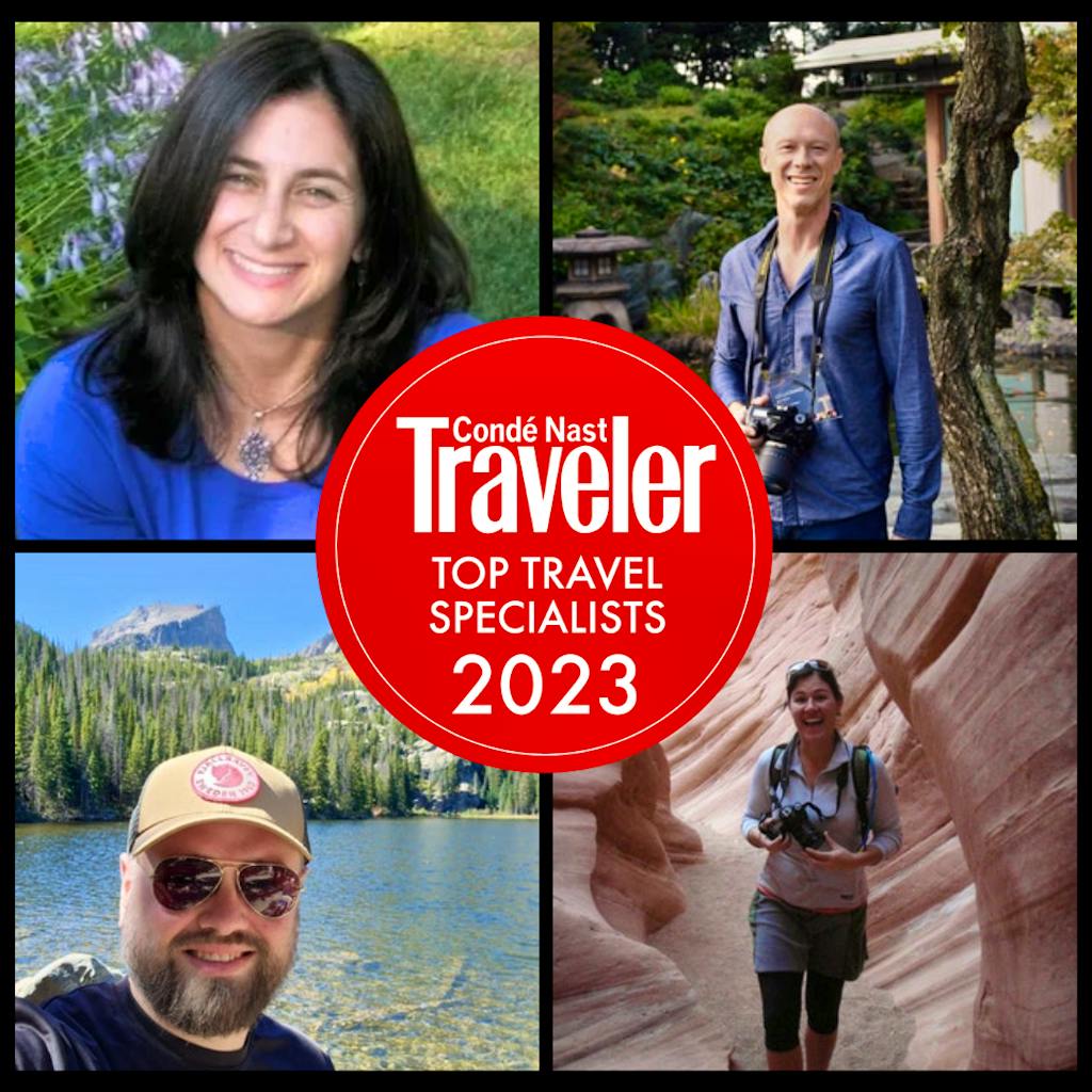 travel experts awarded by Conde Nast 2023
