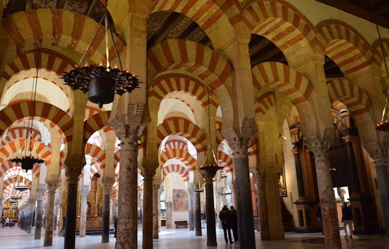 Patterns in Cordoba's stunning Mezquita