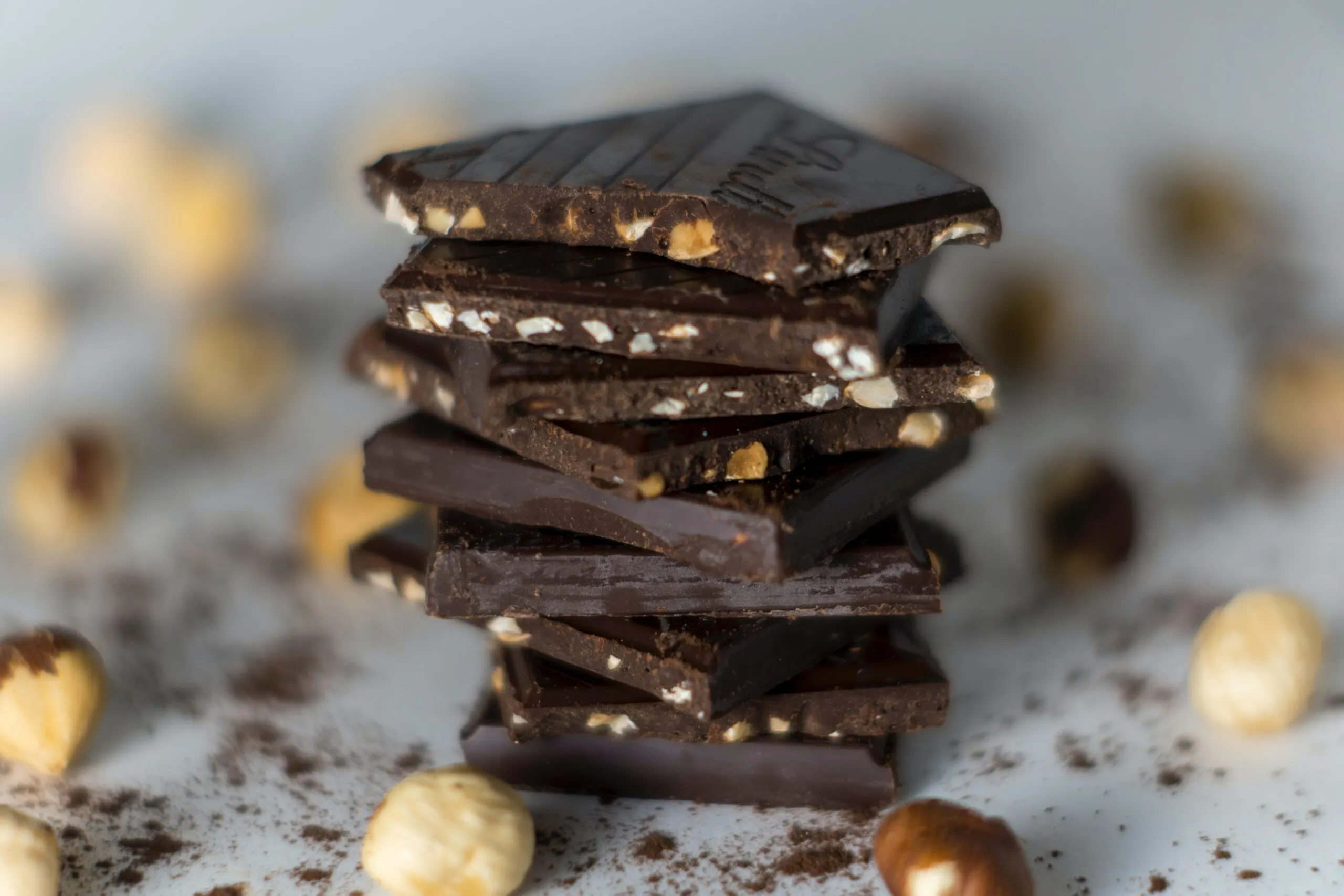 dark chocolate hiking snack
