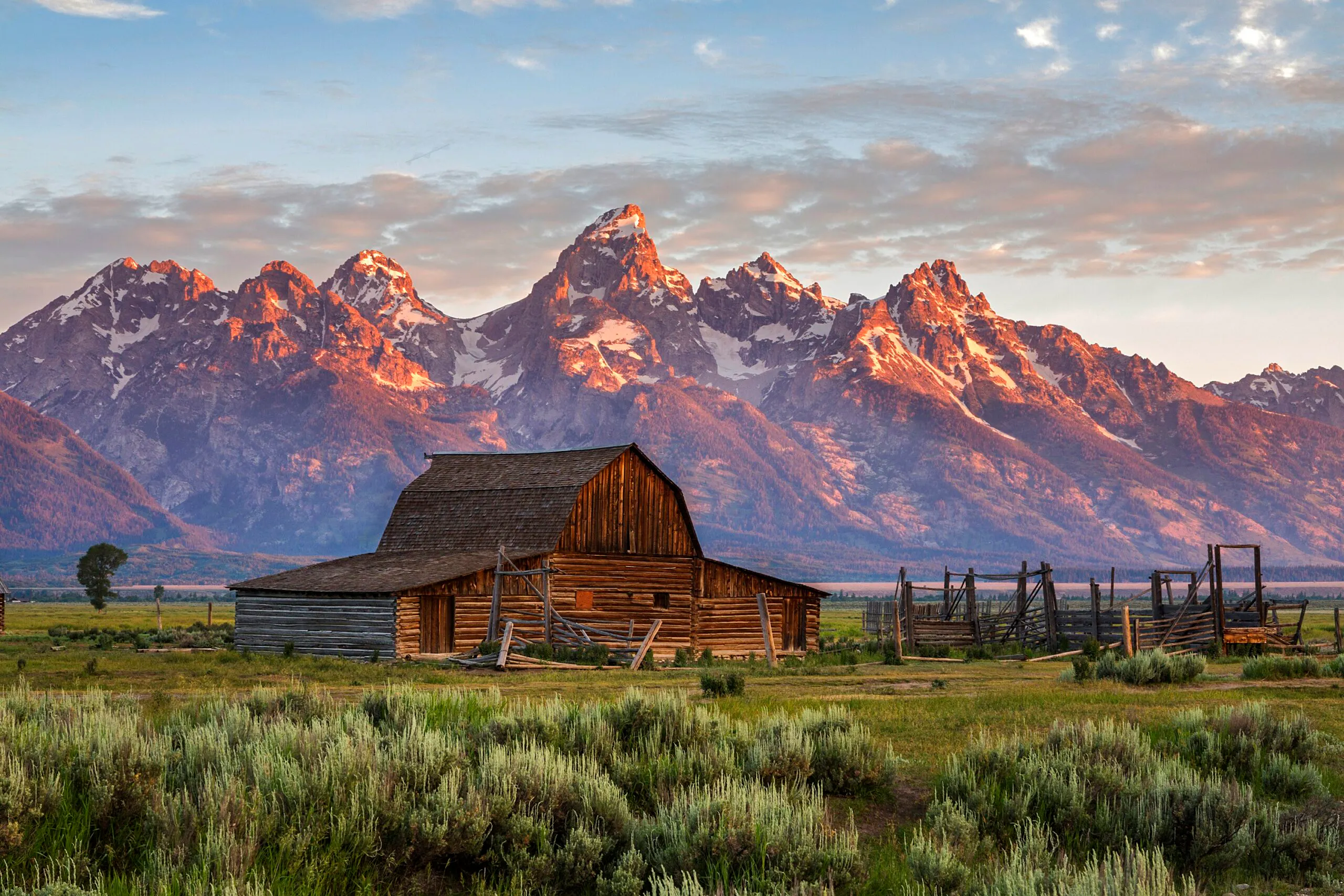 mountain scenery grand teton national park wyoming