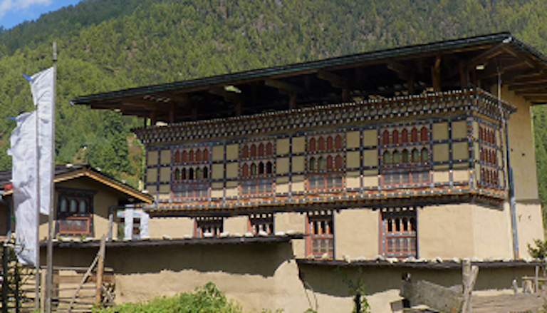 Hostel farmhouse called Lechuna Heritage Lodge in Bhutan