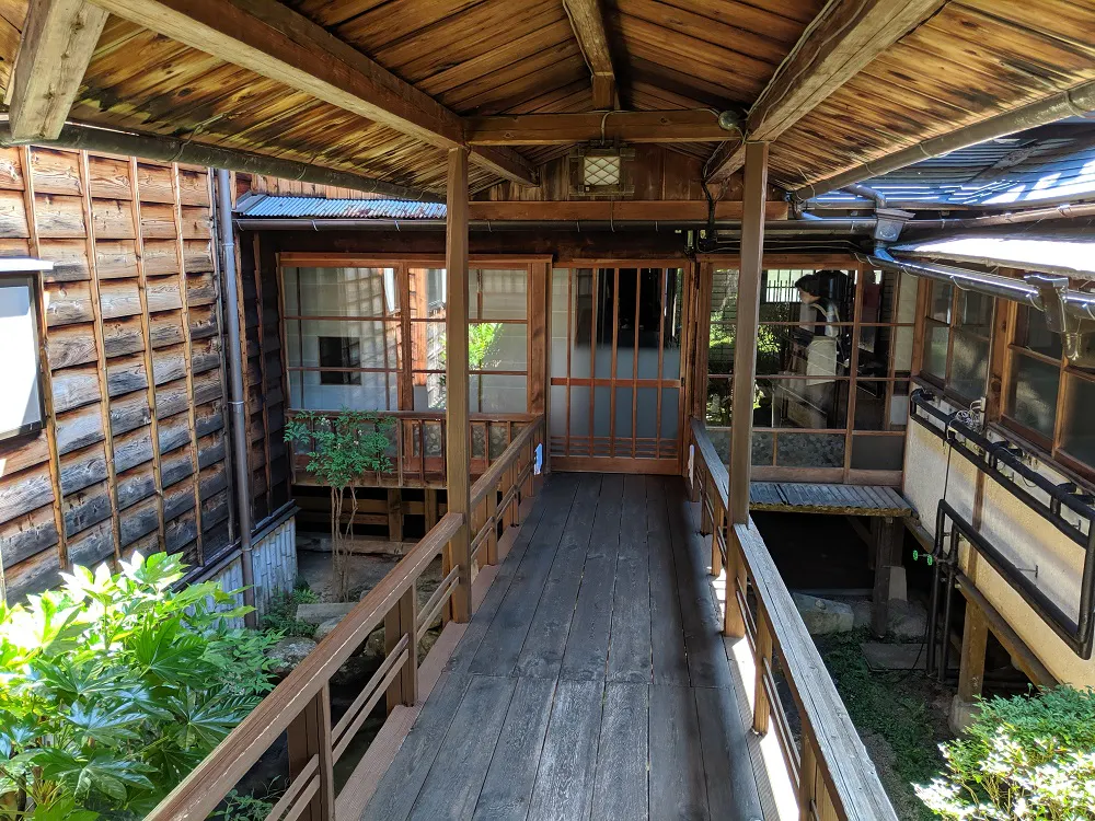View of Japanese guest house