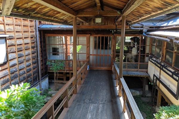 View of Japanese guest house 