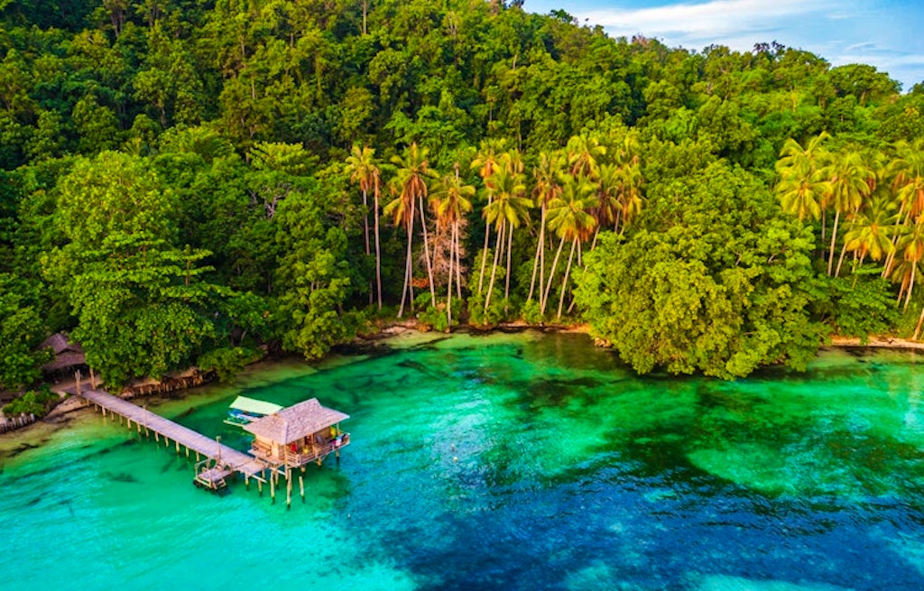 Trek, snorkel & sail in a pristine archipelago of the Coral Triangle, home to an abundance of spectacular aquatic life--in just 10 days! | Shutterstock.com
