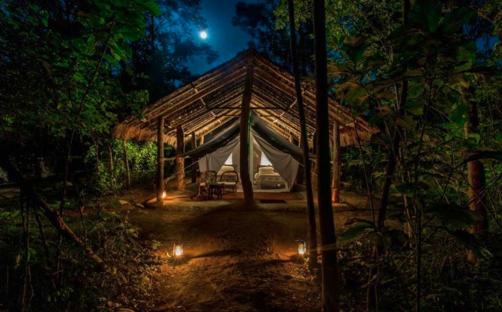 Jungle lodge called the Tharu Lodge is located in Nepal 