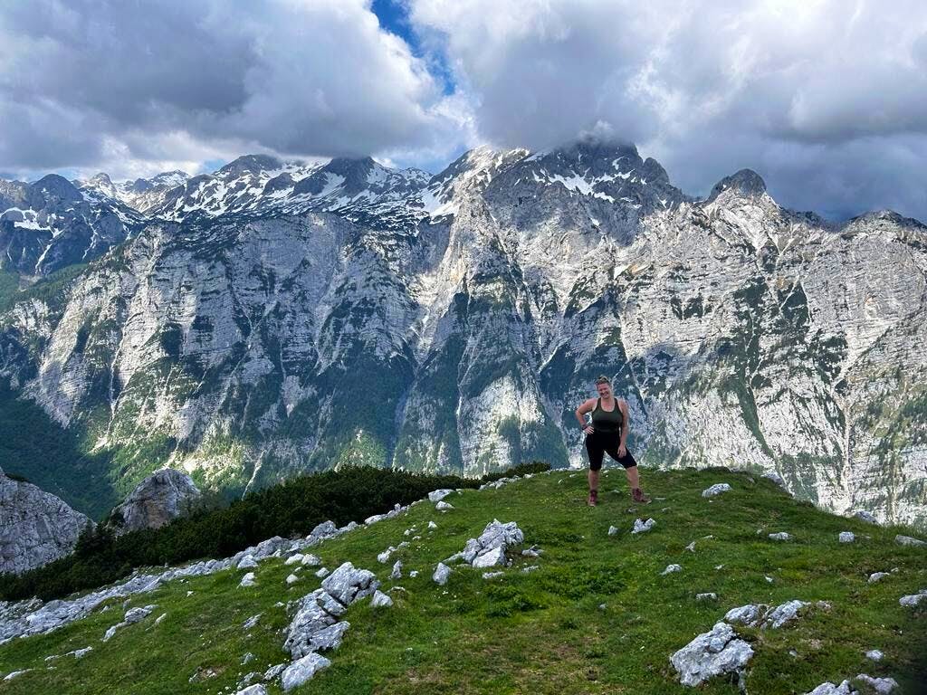 MT Sobek staff Ally successfully hikes Dinaric Alps range in Slovenia