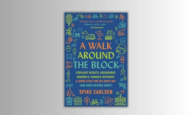 A book cover for a walk around the block.