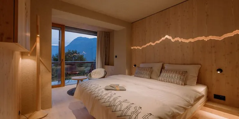Staying overnight at local hotel in Lake Bohinj in Slovenia with quality amenities