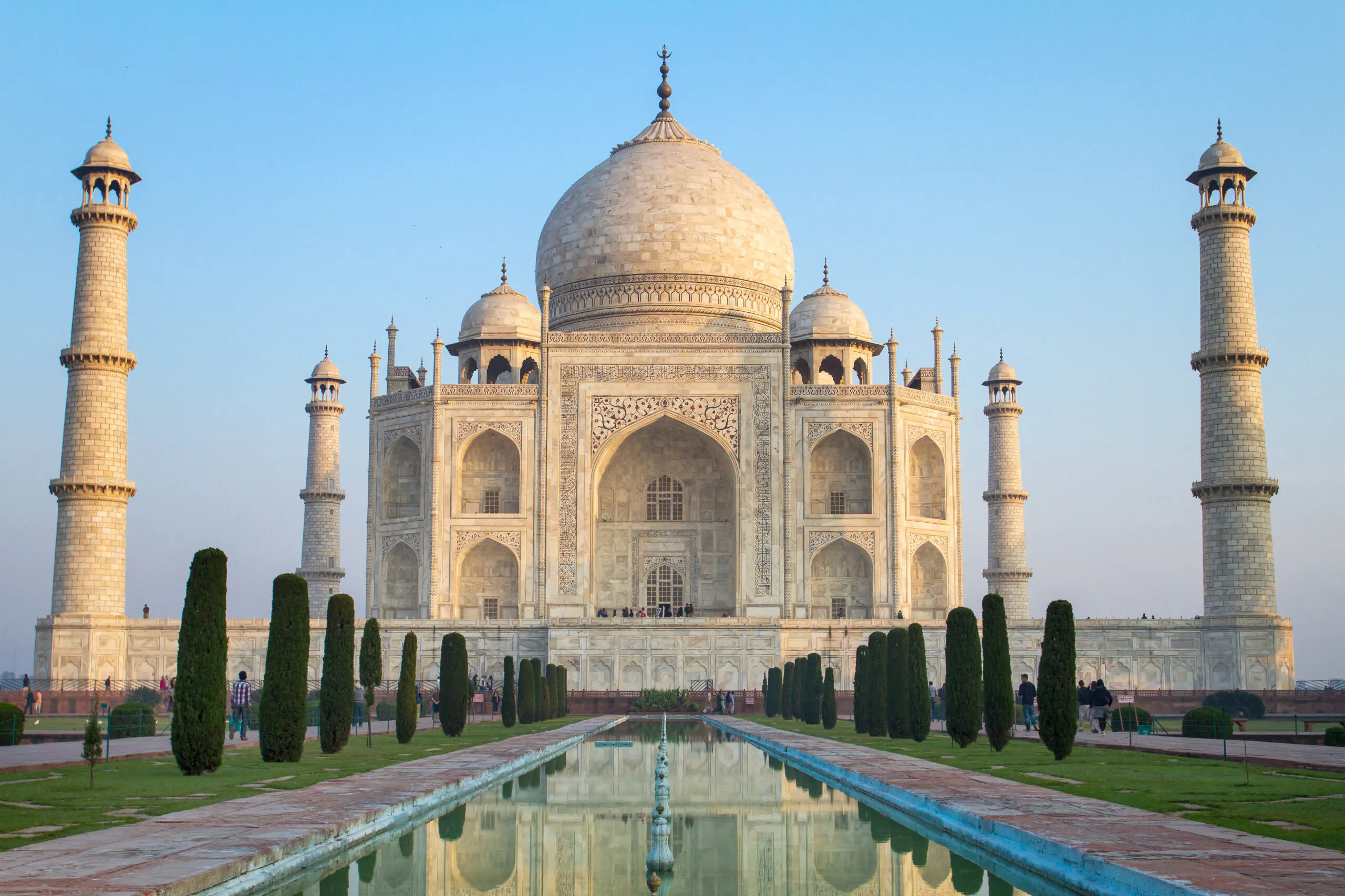 View of Taj Mahal, Agra, Uttar Pradesh, India
