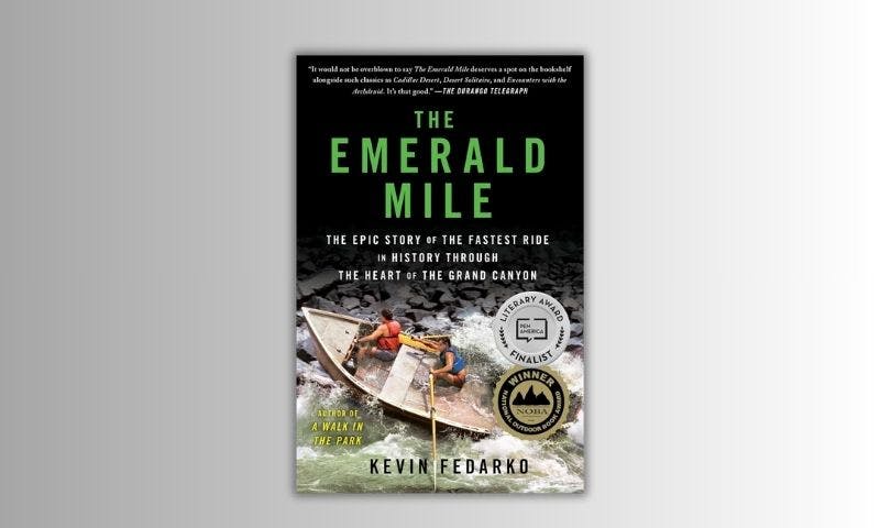 The emerald mile book cover.