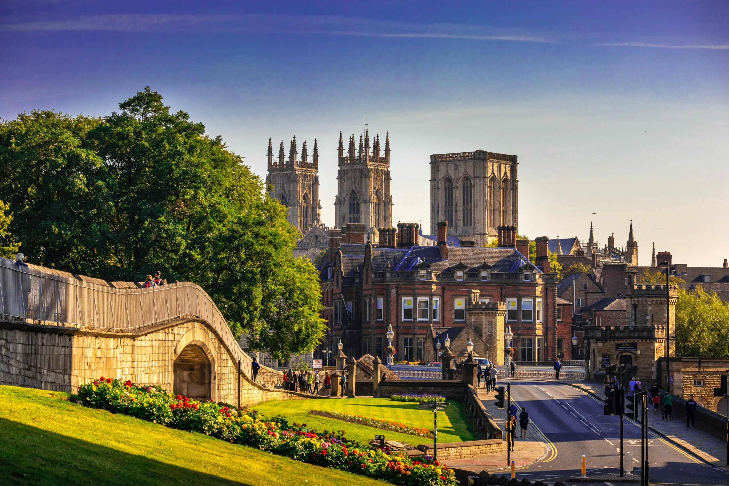 Gothic city of York, featuring the York Minster