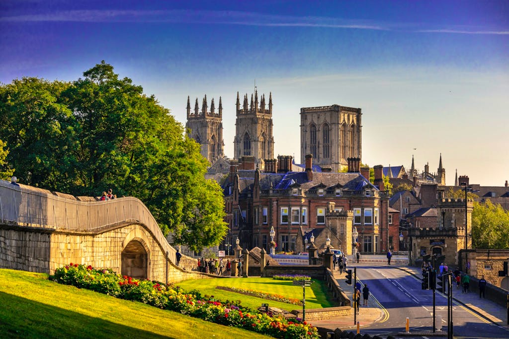 Gothic city of York, featuring the York Minster