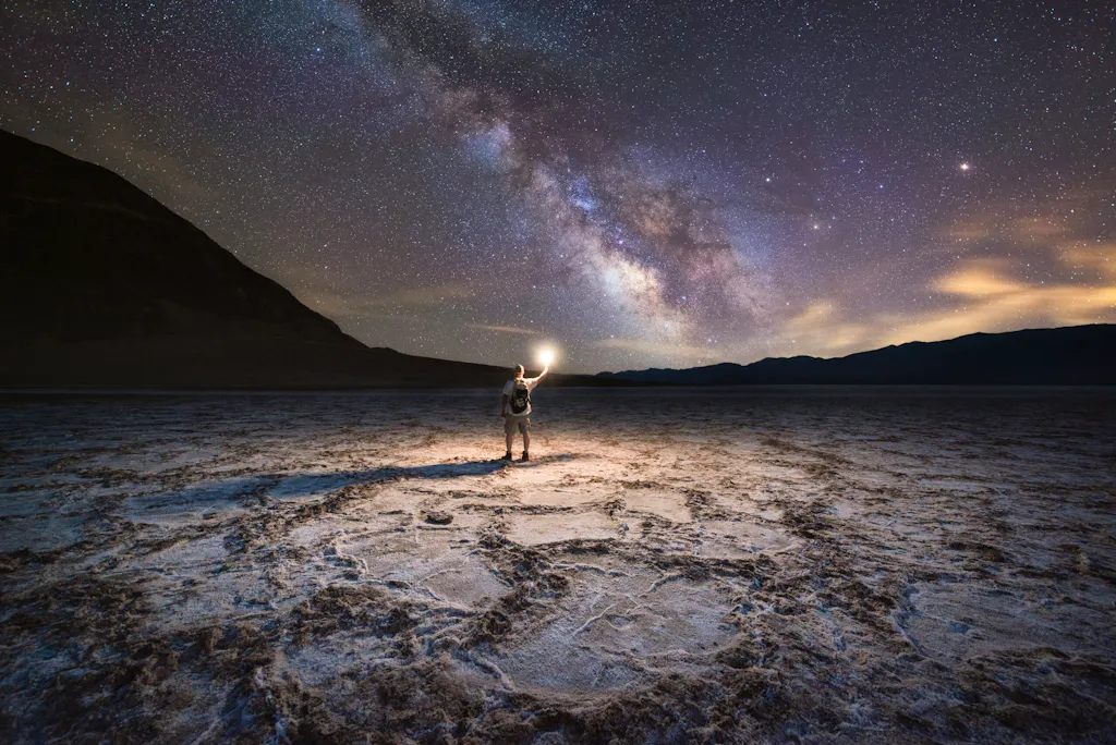 Mesquite Flat Sand Dunes in Death Valley National Park, California, USA