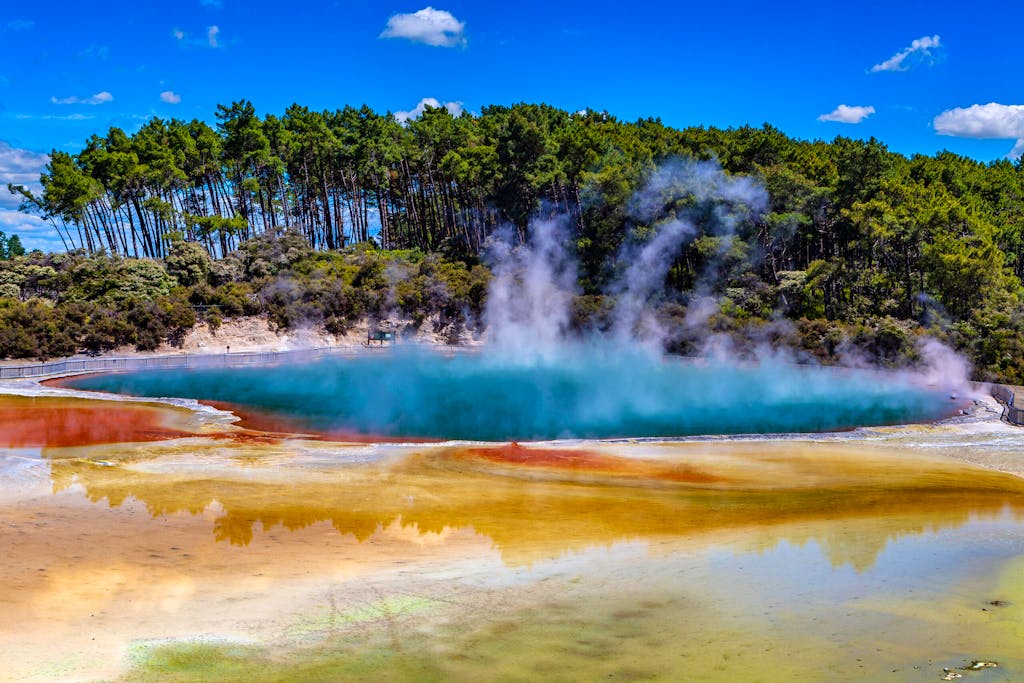Visit Rotorua, in North Island of New Zealand, an enchanting destination for history buffs who love Maori culture and geothermal wonders!