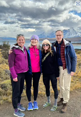 Diane and her traveling companions traveling solo to Patagonia