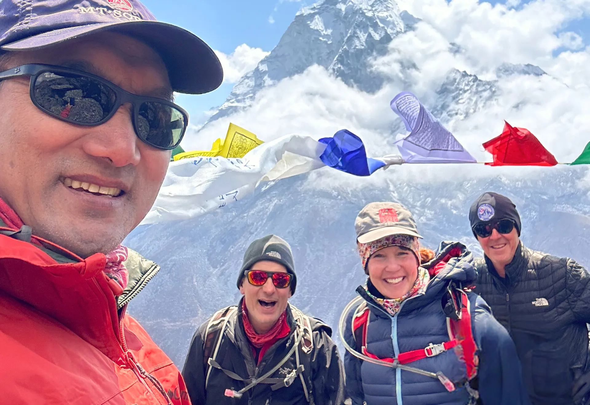 enjoying fall hiking in Nepal to Everest Base Camp to rugged Nepal wilderness and mountains