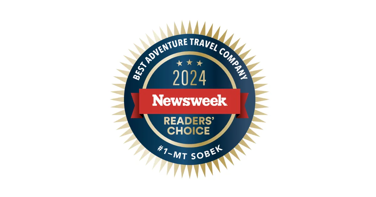 Best Adventure Travel Company Newsweek award - MT Sobek