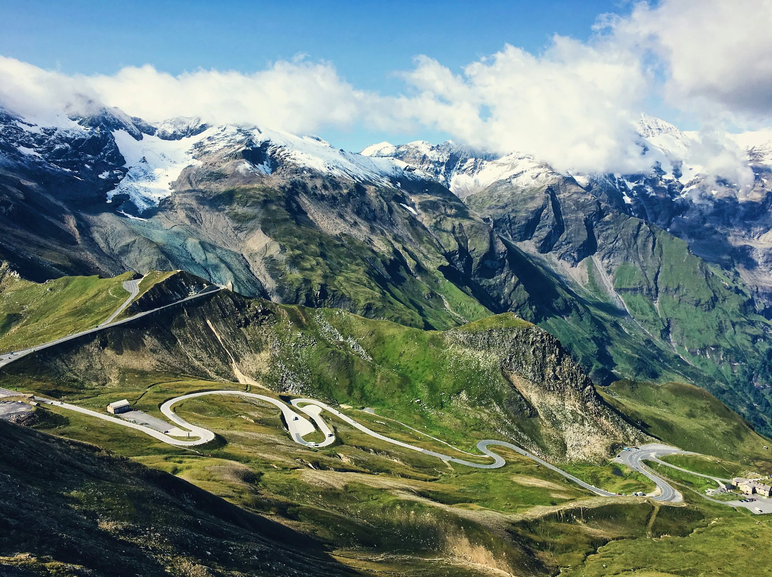 tall mountain pass to enjoy in Grossglockner, Austria, Europe