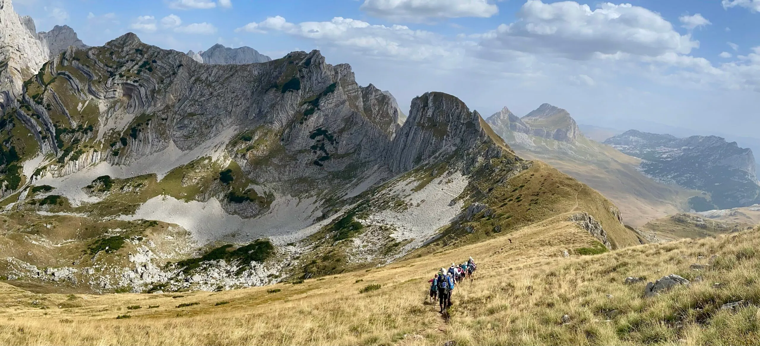 hiking the great Via Dinarica in Dinaric Alps