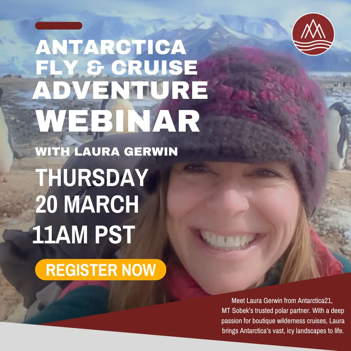 Polar webinar - Antarctica expert Laura
