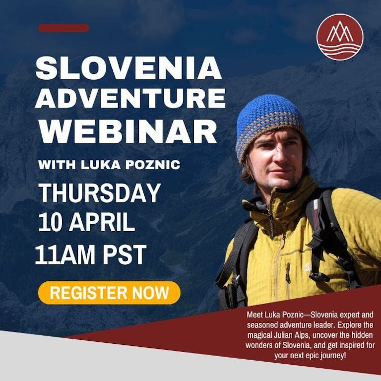 Slovenia MT Sobek Adventure Travel Webinar with Luka