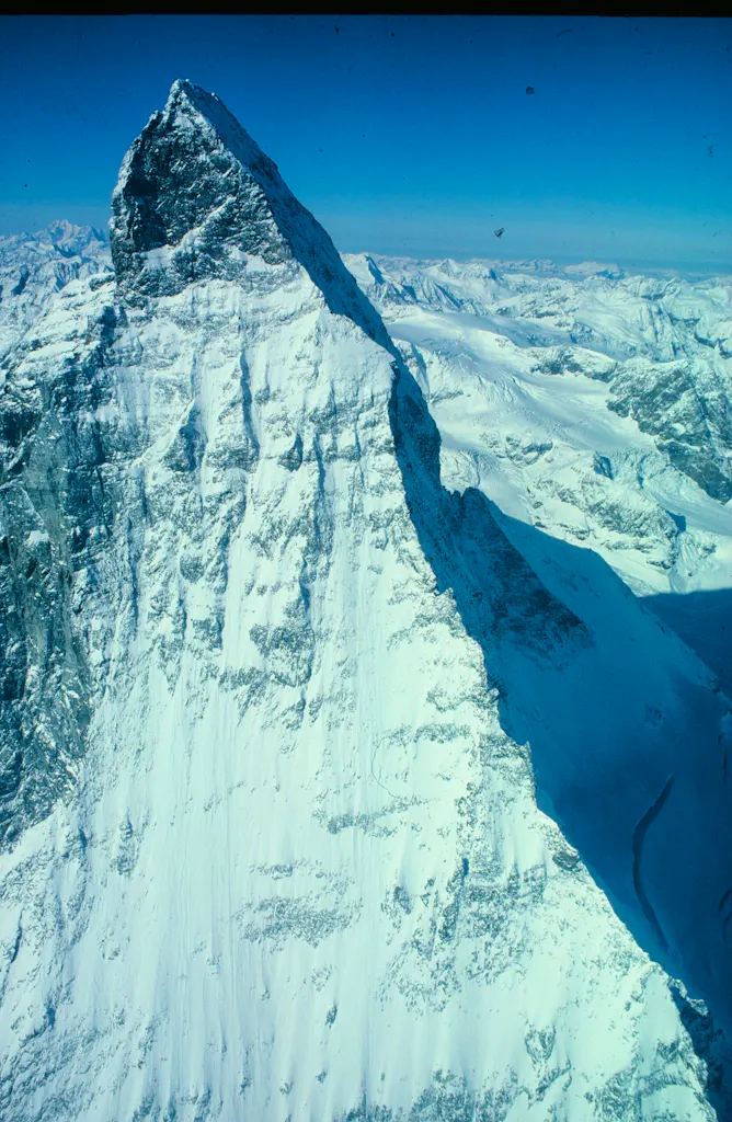 views of Matterhorn in the air on an Alps adventure