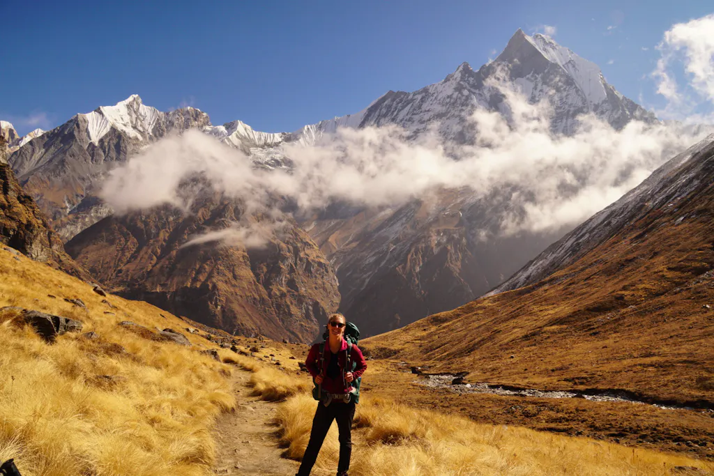 Ashley in Nepal
