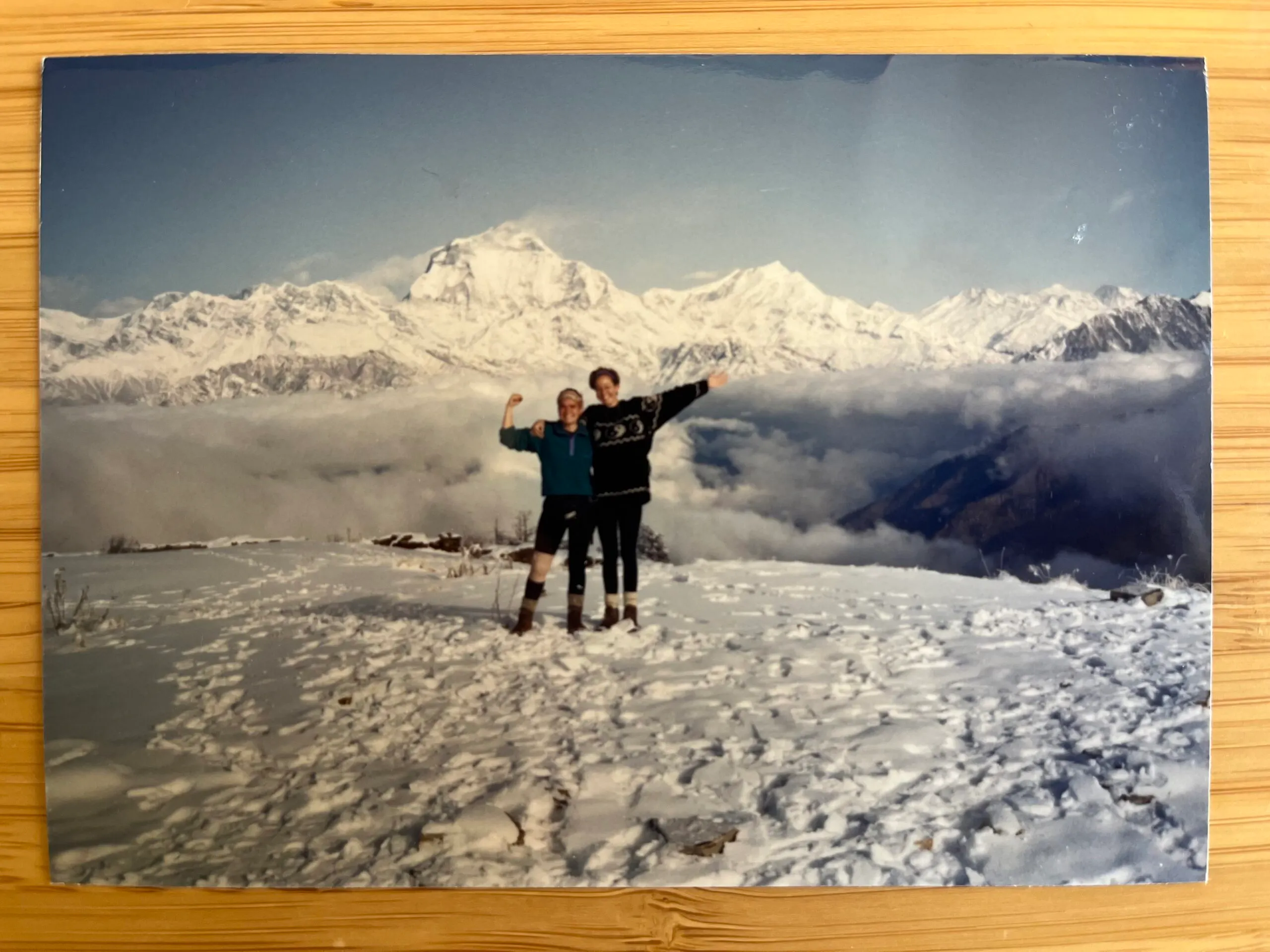 Annapurna base camp in nepal hiking